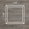 Ekena Millwork Extra Small Fairplay Decorative Fretwork Wall Panels in Architectural PVC, 7 3/8"W x 7 3/8"H x 3/8"T WALP08X08FPY - alternate 4